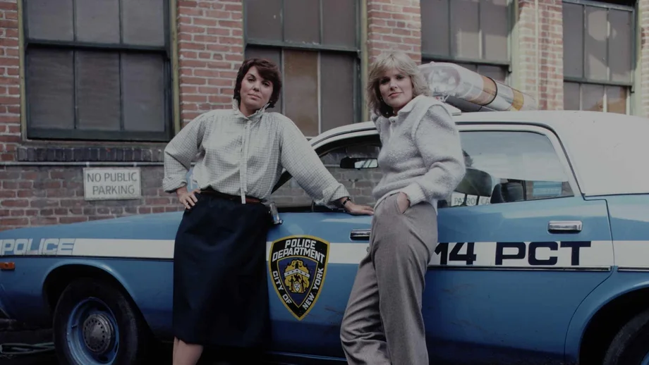 Sharon Gless und Tyne Daly am Set der Krimiserie Cagney & Lacey