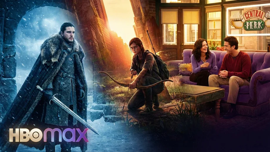 Eine Collage der größten Hits bei HBO Max.