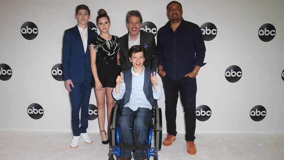 Mason Cook, Kyla Kenedy, Micah Fowler, John Ross Bowie, Cedric Yarbrough. Disney ABC Television Hosts TCA Summer Press Tour held at The Beverly Hilton Hotel.