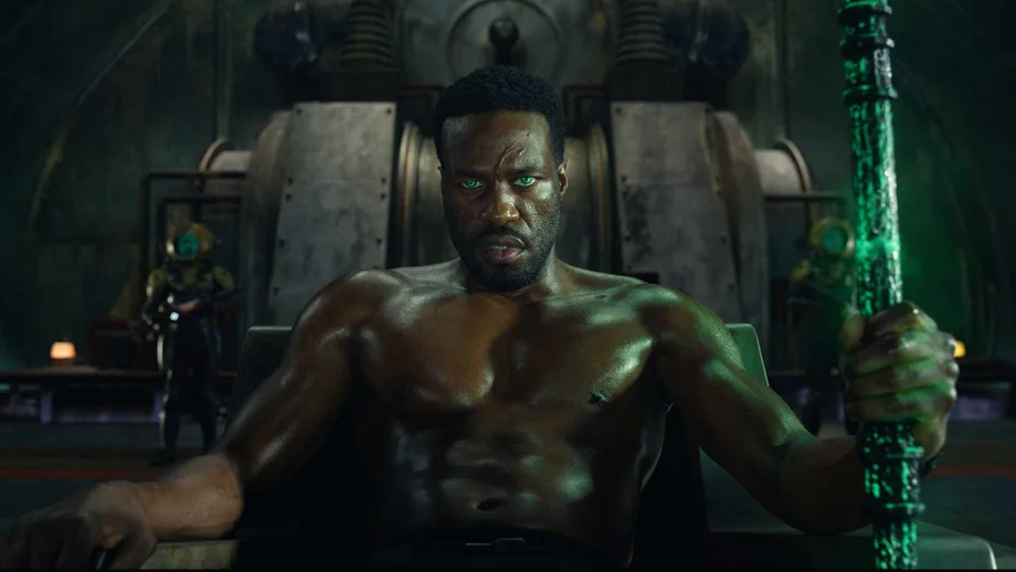 Yahya Abdul-Mateen II als David Kane/Black Manta in Aquaman: Lost Kingdom