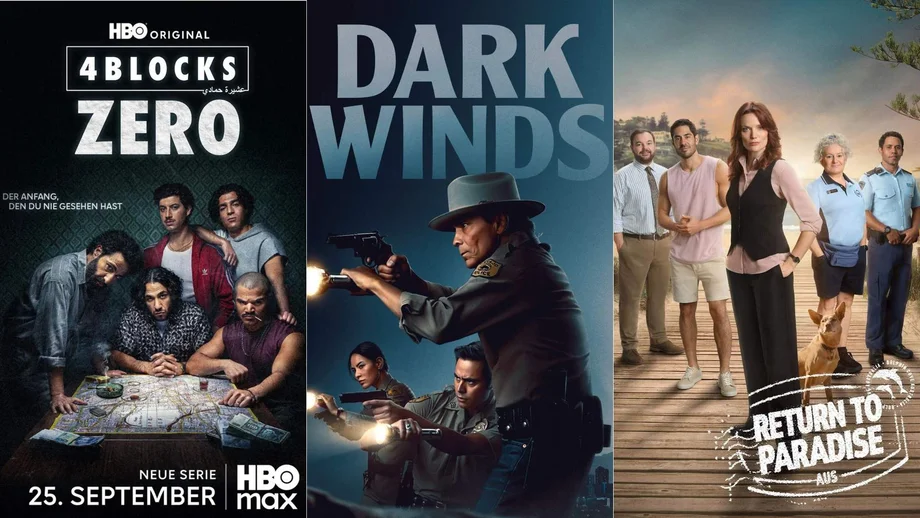 Einige deutsche Serienstarts im September 2026 - Teil 3: „4 Blocks Zero“, „Dark Winds“, „Return to Paradise“