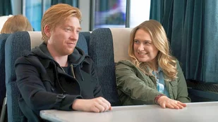 Merritt Wever und Domhnall Gleeson in Run (c) HBO