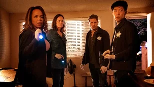 Der Cast der Serie CSI: Vegas auf einem Szenenfoto (c) CBS