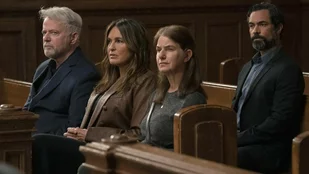 In der 500. Episode der Serie Law & Order: Special Victims Unit dabei: Aidan Quinn, Mariska Hargitay, Bernadette Quigley, Danny Pino (c) NBC