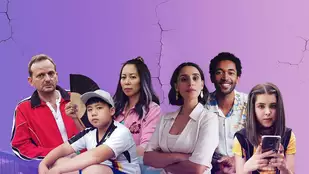 Poster zur Serie Doppelhaushälfte (c) ZDF/Max Hannes Beutler / Thomas Carls