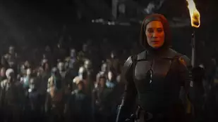 Szenenfoto aus der Folge „Die Rückkehr“ der Serie „The Mandalorian“