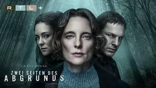 Poster zur Serie „Zwei Seiten des Abgrunds“