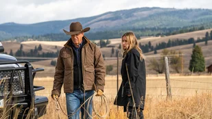 Kevin Costner und Piper Perabo in der vierten Staffel der Westernserie „Yellowstone“