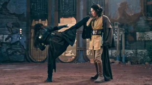 Amandla Stenberg und Lee Jung-jae in der Serie „The Acolyte“