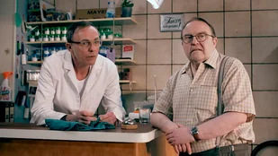 Erik (l., Dirk Martens) und Walter (Gustav-Peter Wöhler) in der Serie „Schleudergang“