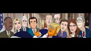 Donald Trump und sein Schreckenskabinett in „Our Cartoon President“. (c) Showtime