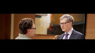Bill Gates bringt Leonard (Johnny Galecki) zum Weinen. (c) CBS
