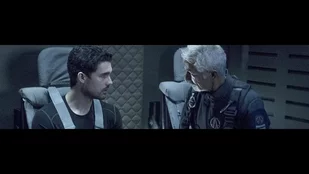 Steven Strait und David Strathairn in „The Expanse“ (c) Rafy/ Syfy