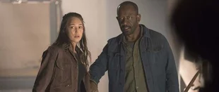 Szenenfoto aus der „Fear the Walking Dead“-Folge „Wie du und ich“ mit Alicia (Alycia Debnam-Carrey) und Morgan (Lennie James) (c) AMC