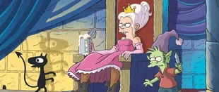 Das Trio aus „Disenchantment“ (c) Netflix