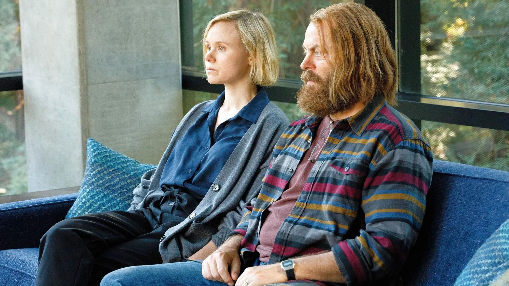 Alison Pill und Nick Offerman in Devs