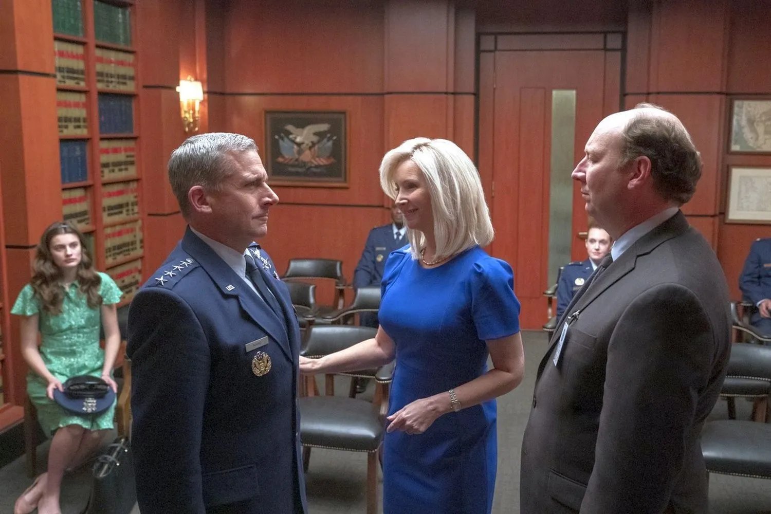 Steve Carell und Lisa Kudrow in Space Force