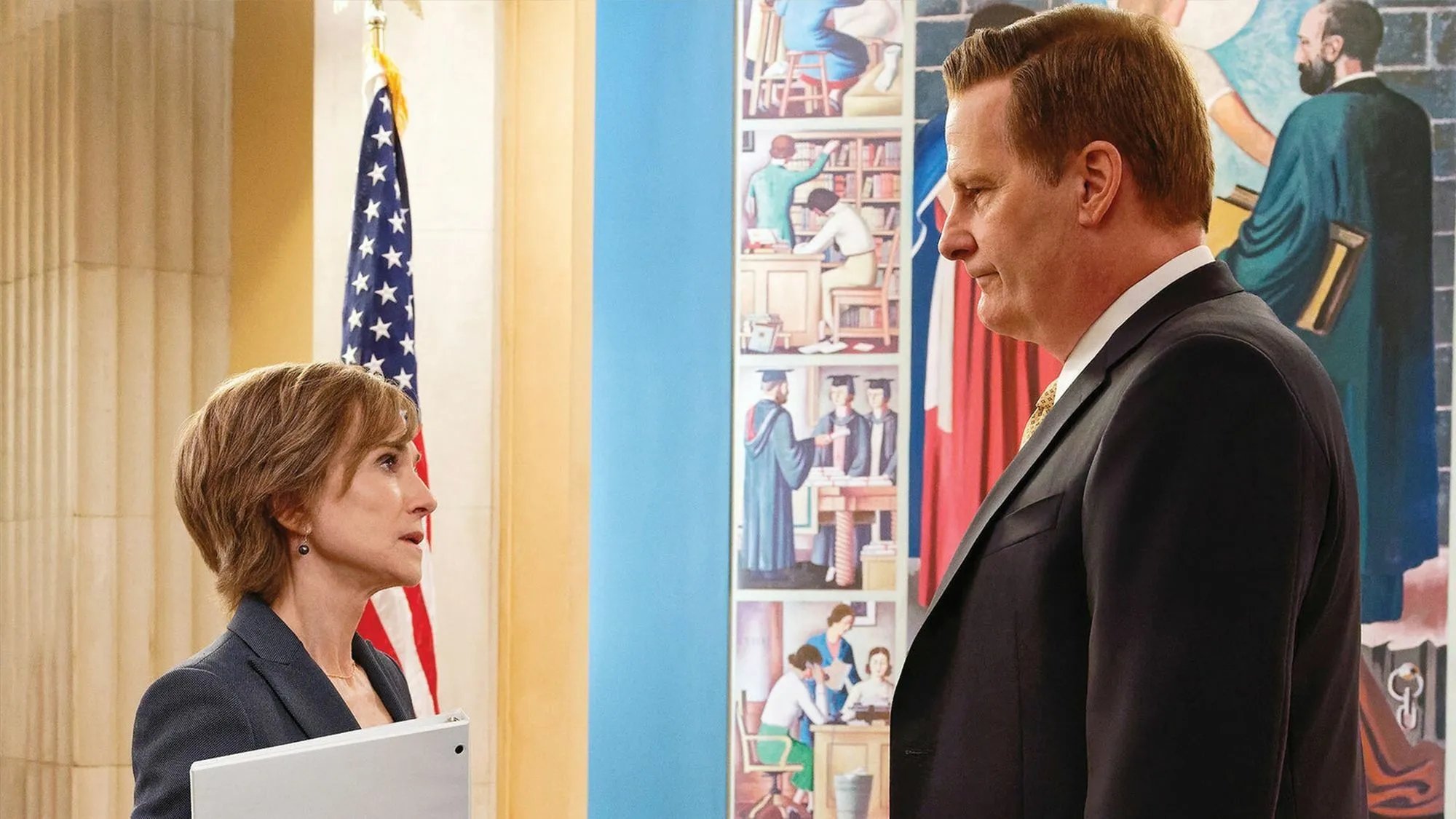 Holly Hunter und Jeff Daniels in The Comey Rule