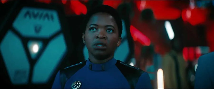 Star Trek: Discovery: Episode #4.12 (2022). Ausschnitt aus der Episode Species Ten-C der US-Serie Star Trek: Discovery