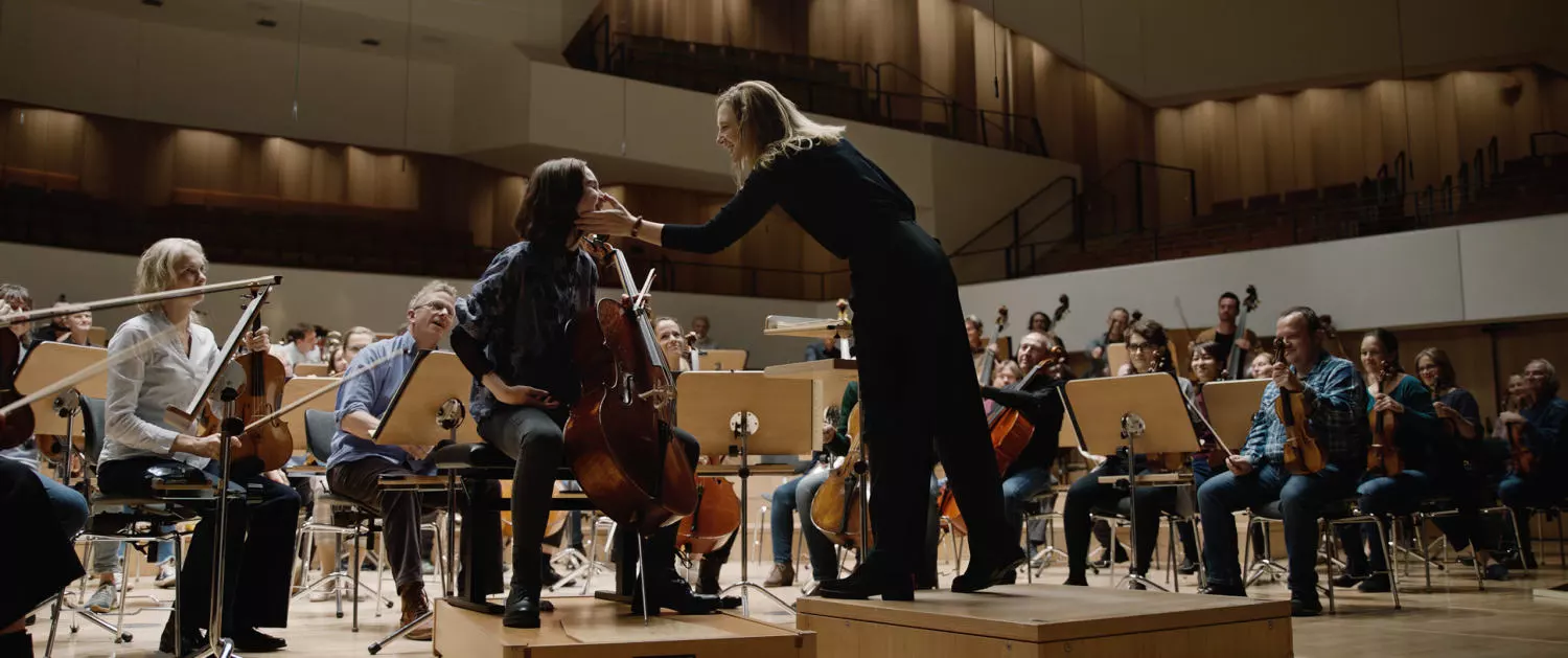 Lydia Tár (Cate Blancett) bei einer Probe in der Philharmonie - Universal Pictures