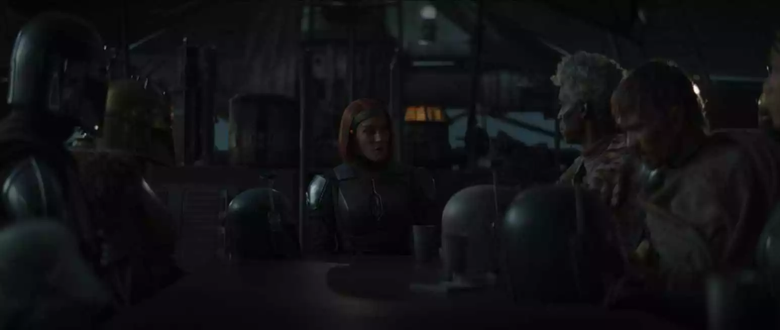 Szenenfoto aus der Folge „Die Spione“ der Serie „The Mandalorian“
