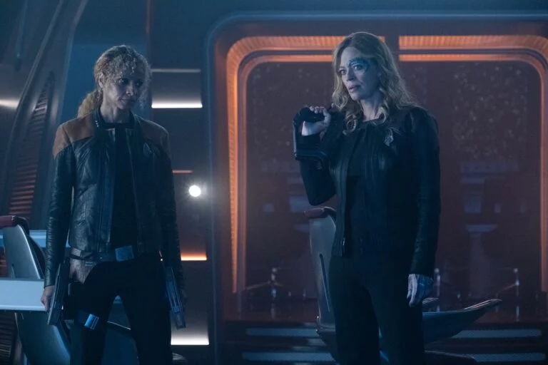 Michelle Hurd und Jeri Ryan in „Star Trek: Picard“