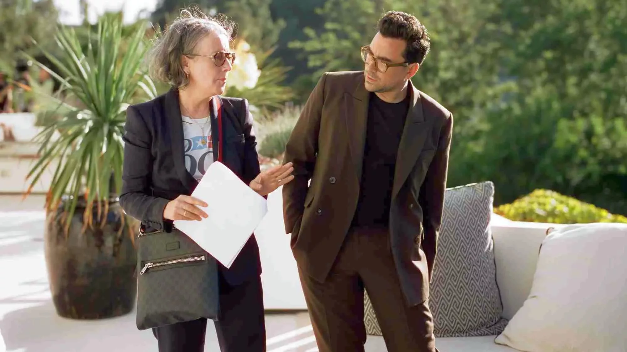 Jane Adams und Dan Levy in „The Idol“