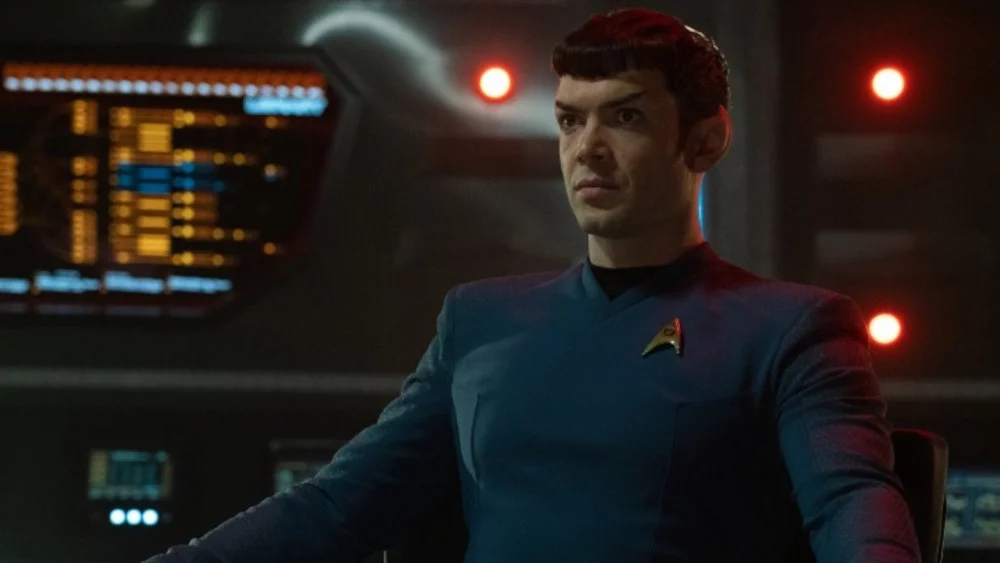 Ethan Peck in „Star Trek: Strange New Worlds“