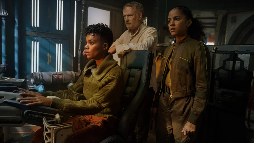 Szenenfoto aus der „Foundation“-Folge „A Glimpse of Darkness“