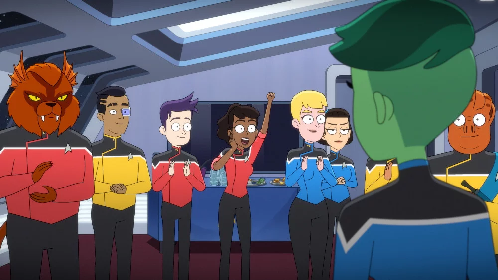 Szenenfoto aus der Folge „Twovix“ der US-Serie „Star Trek: Lower Decks“