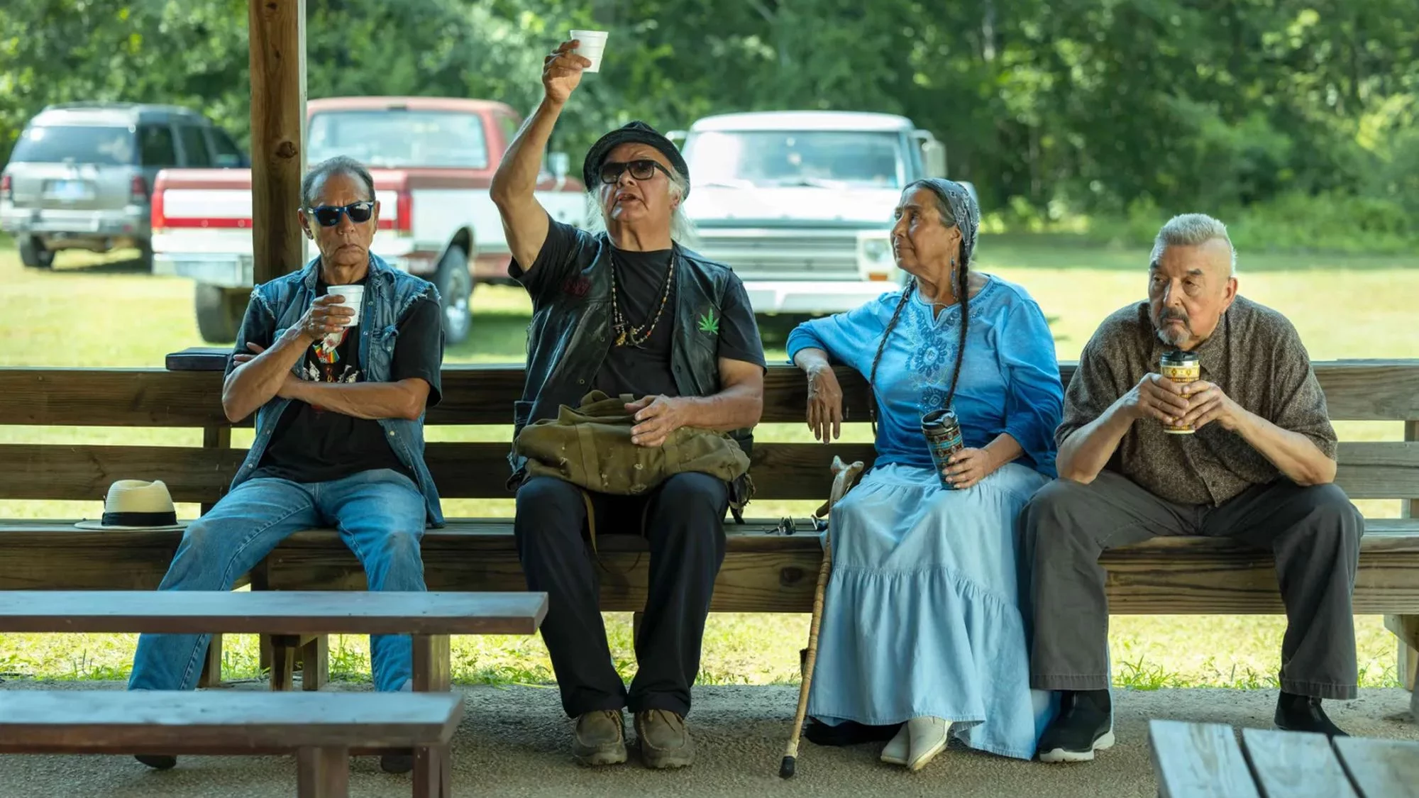 Die Elders im Finale von „Reservation Dogs“
