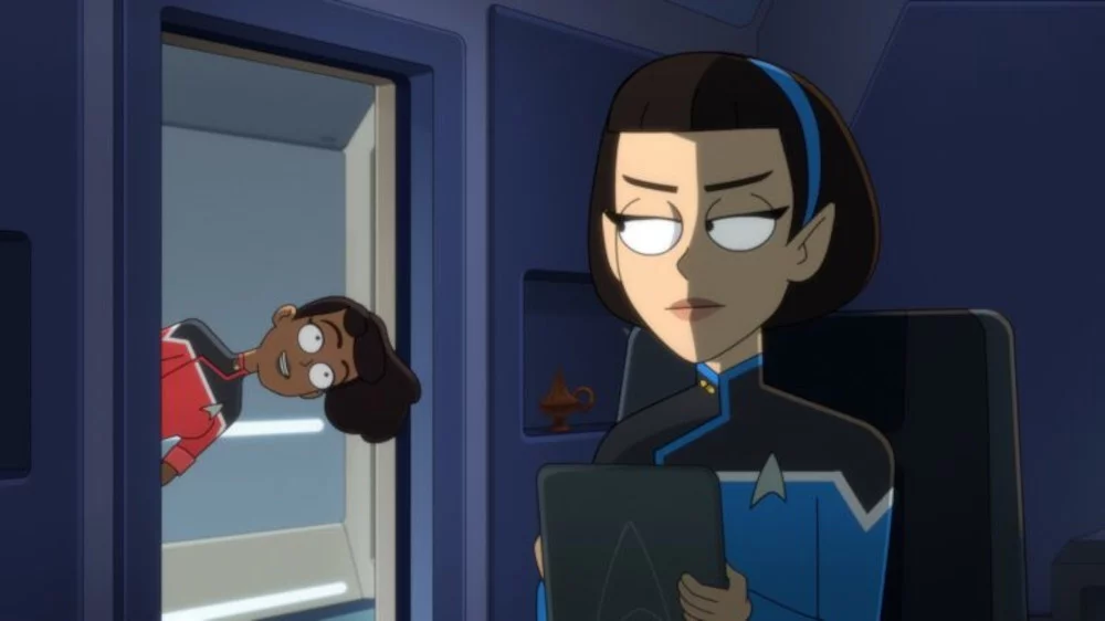 Tawny Newsome und Gabrielle Ruiz in „Star Trek: Lower Decks“