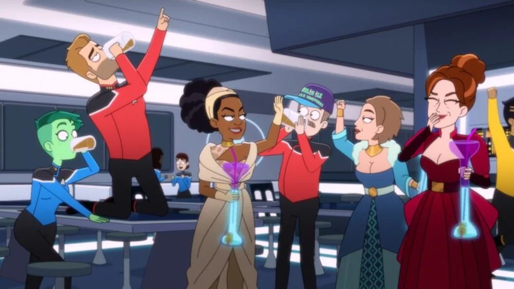It%26#039,s Romulan Ale o%26#039,clock in „Star Trek: Lower Decks“