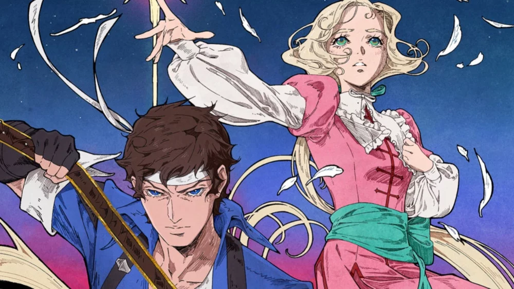 Edward Bluemel und Pixie Davies in „Castlevania: Nocturne“