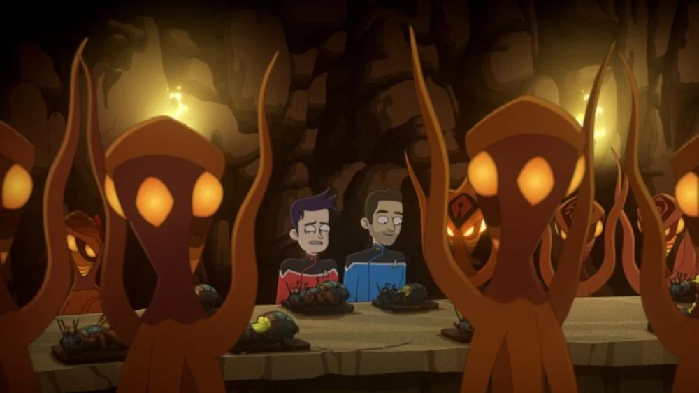 Es wird gegessen, was auf den Tisch kommt in „Star Trek: Lower Decks“