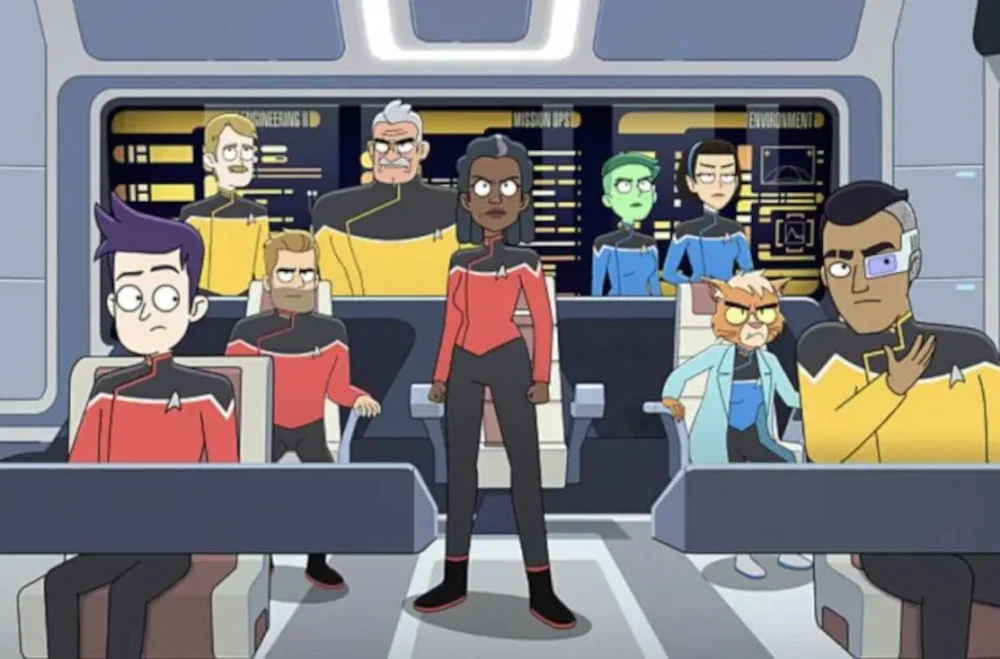 Die Crew der Cerritos in „Star Trek: Lower Decks“