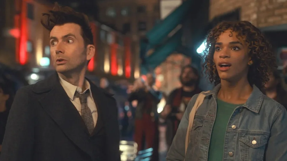 David Tennant und Yasmin Finney in „Doctor Who“