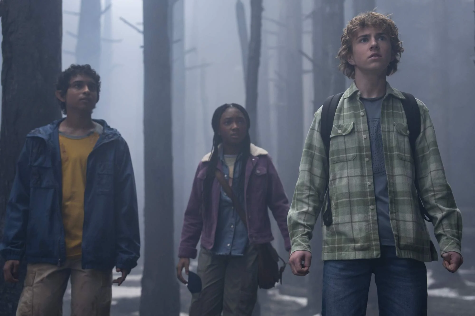 Percy und seine Begleiter in „Percy Jackson and the Olympians“