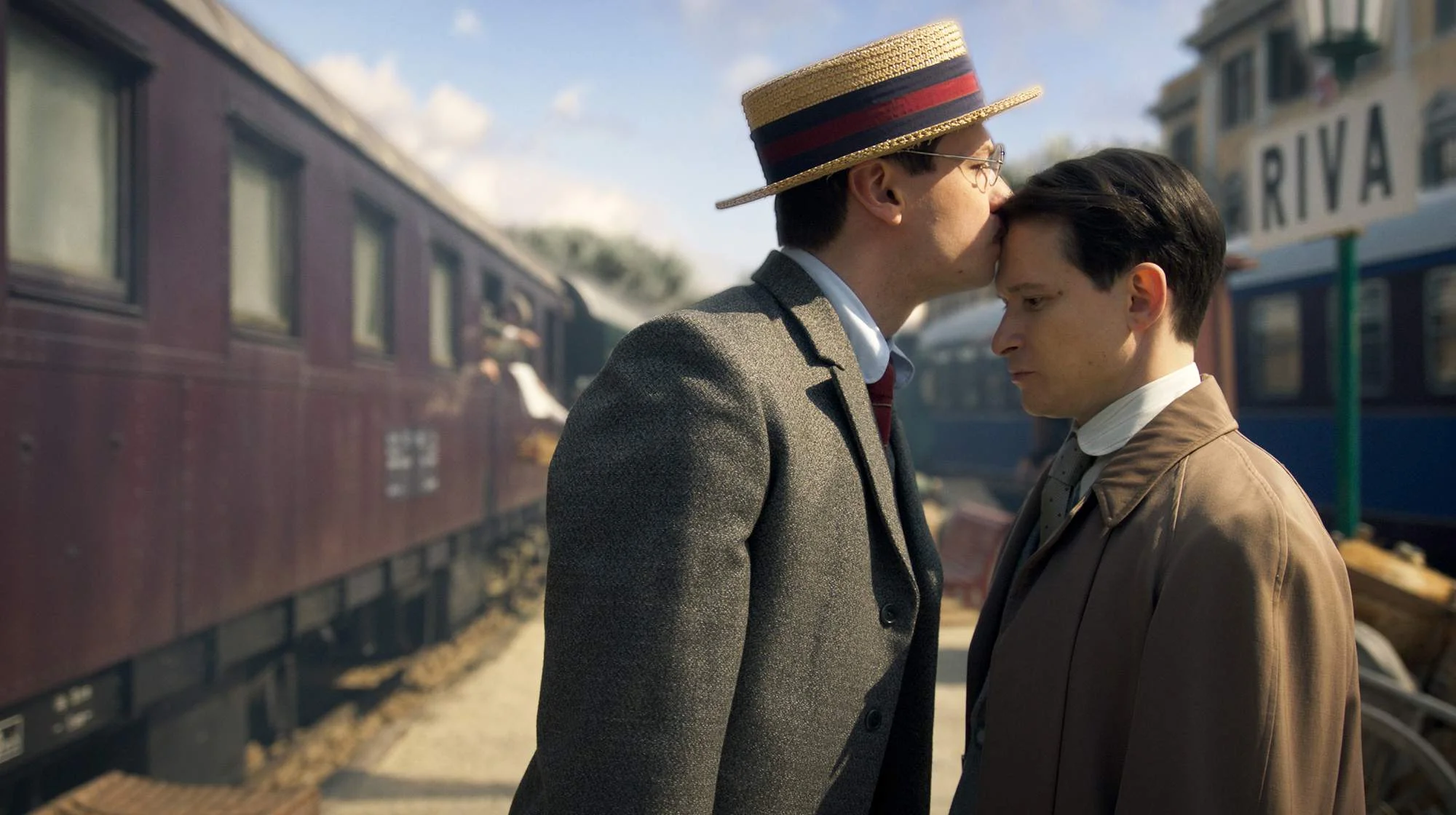 Max Brod (David Kross) und Franz Kafka (Joel Basman).