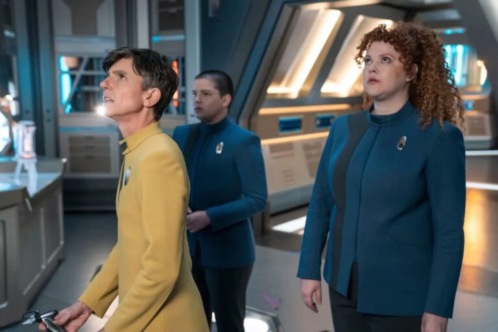 Tig Notaro, Blu del Barrio und Mary Wiseman in „Star Trek: Discovery“