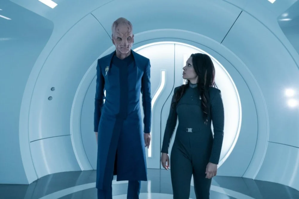 Doug Jones und Rachael Ancheril in „Star Trek: Discovery“