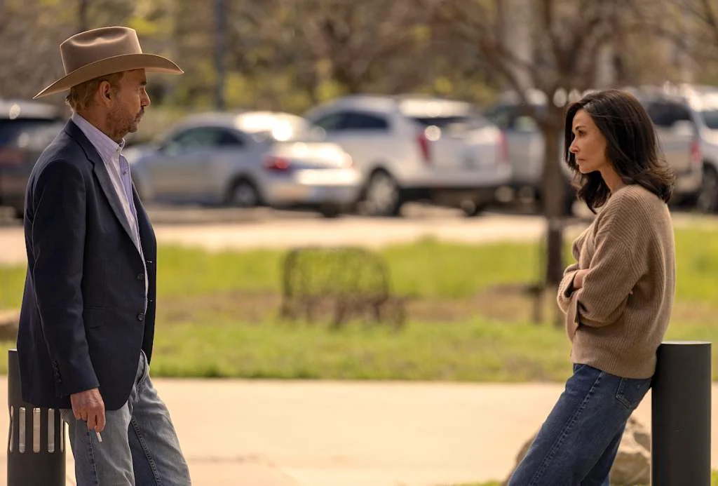 Billy Bob Thornton und Demi Moore in der Serie „Landman“