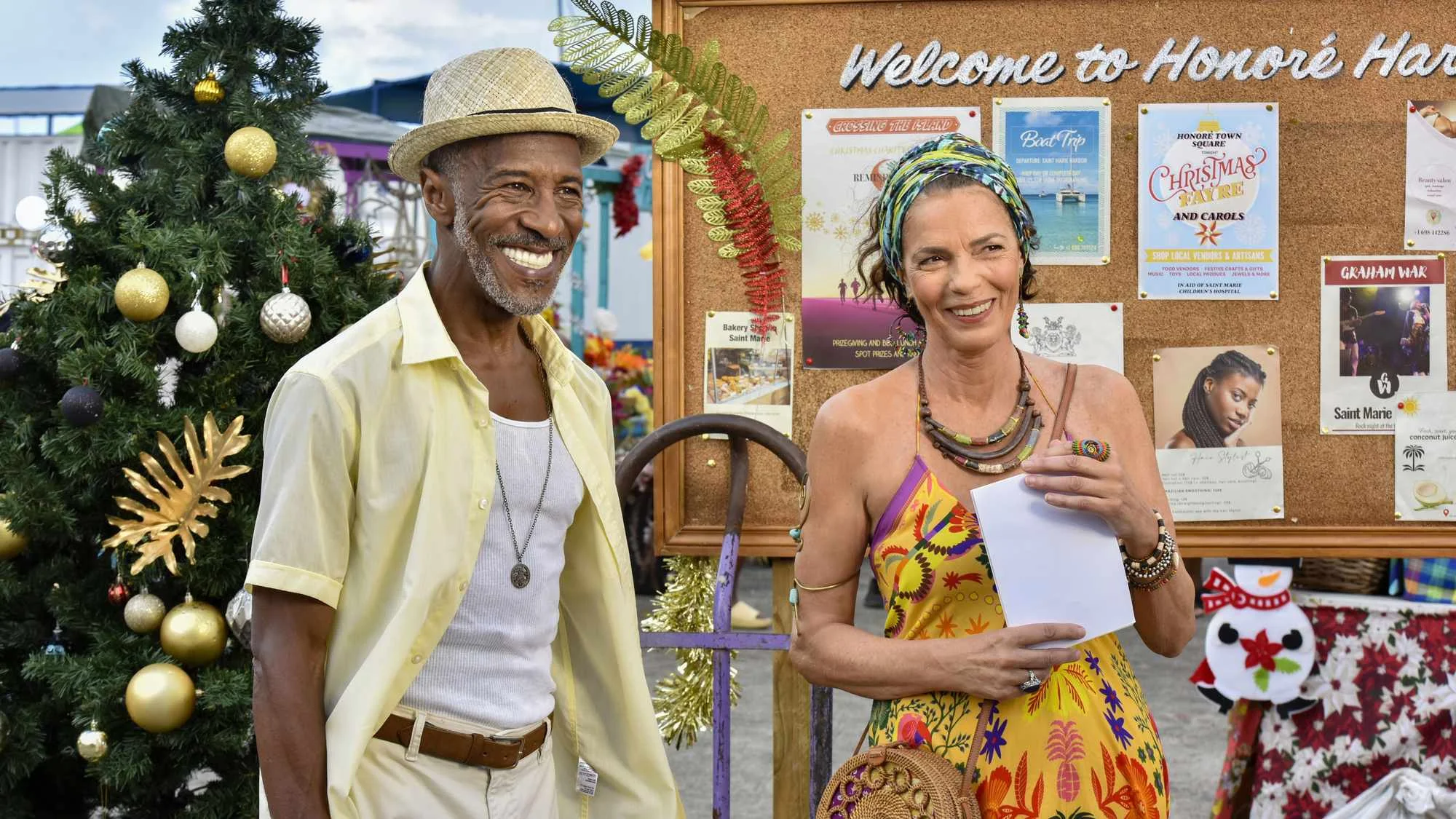 Dwayne und Catherine in Saint Marie
