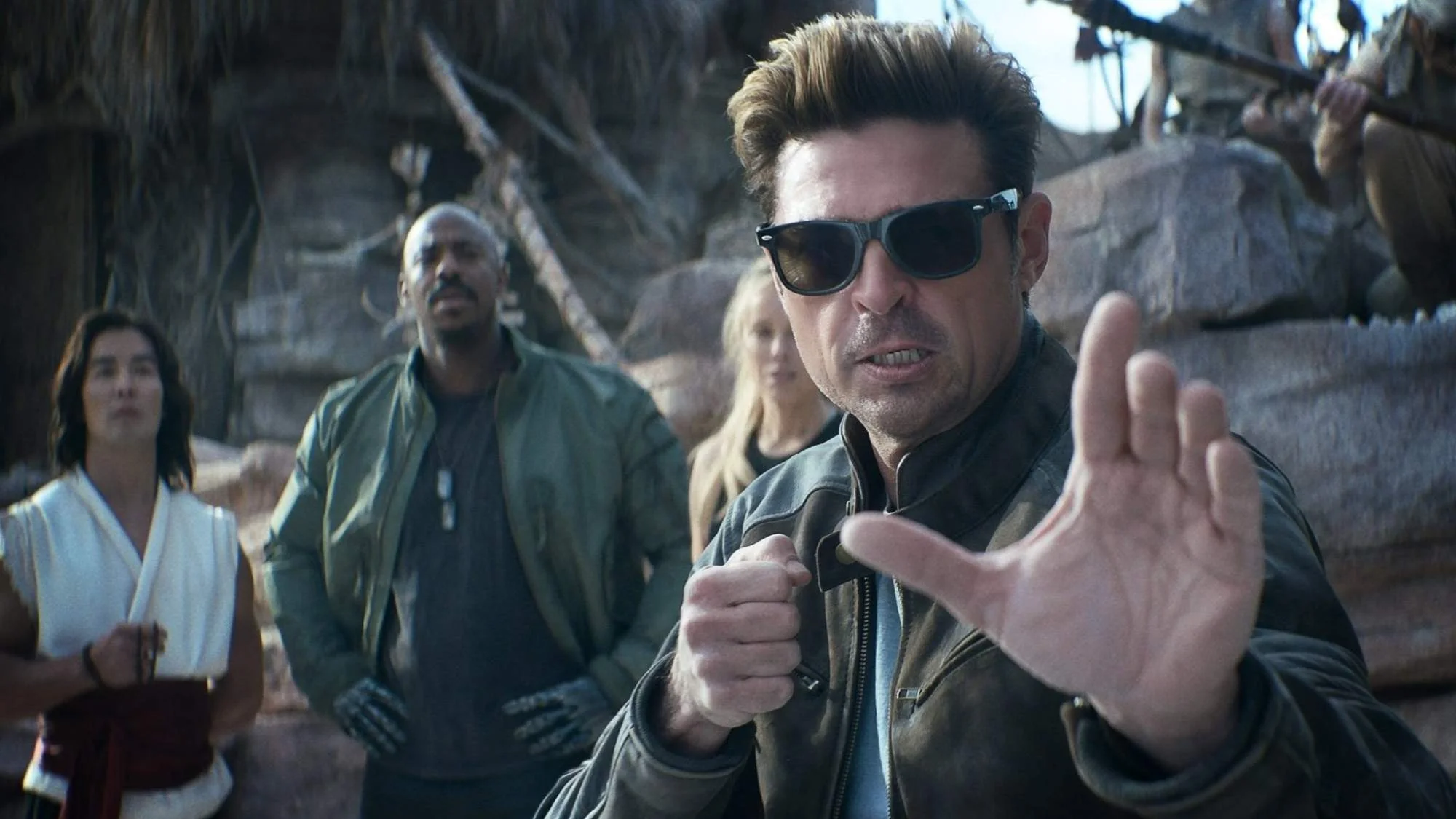 Johnny Cage und die Kämpfer von Earthrealm im Film „Mortal Kombat 2“