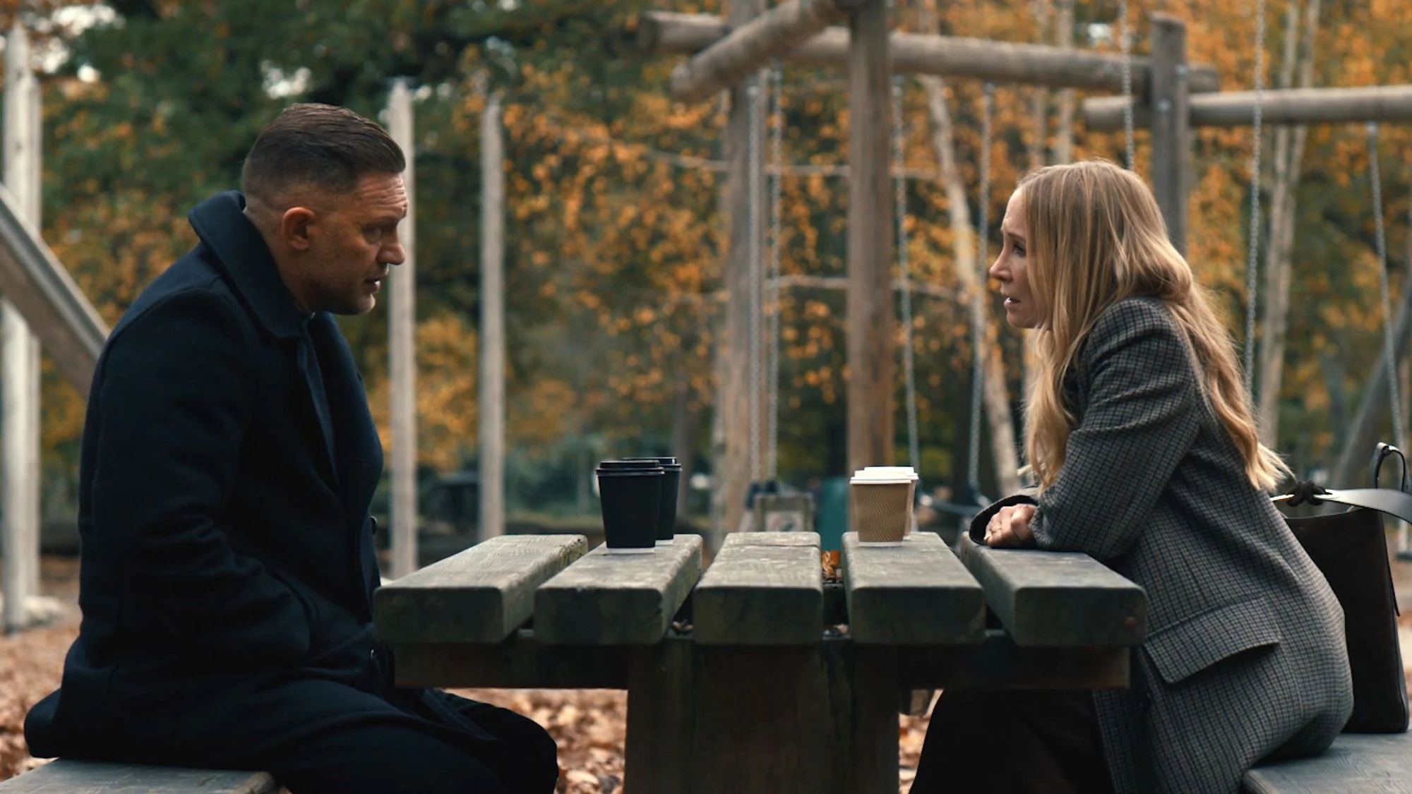 Tom Hardy in der zweiten Staffel der Serie „Mobland“