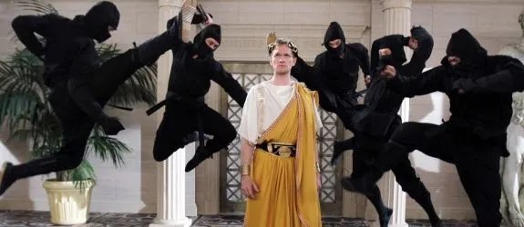 Barney alias Caesar vs. Ninjas © CBS