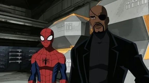 Spider-Man und Nick Fury in %26bdquo;Ultimate Spider-Man%26ldquo; &copy; Disney XD