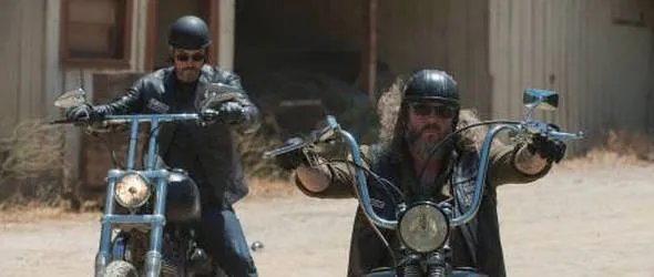 Noch sind die Motorräder heile in der Serie %26bdquo;Sons Of Anarchy%26ldquo;. &copy; FX