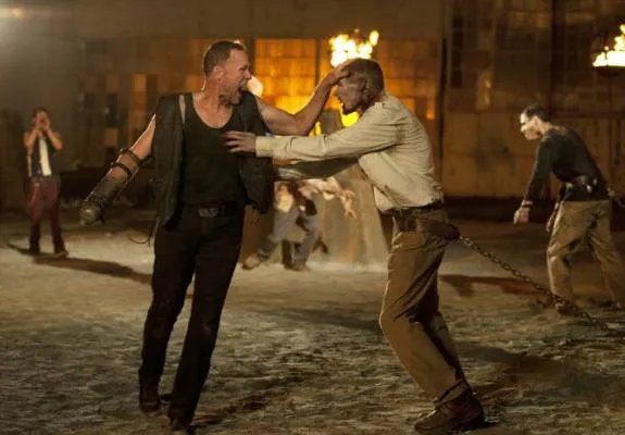 Michael Rooker auf einem Szenenfoto aus der Episode %26bdquo;Say the Word%26ldquo; der US-Serie %26bdquo;The Walking Dead%26ldquo; &copy; AMC