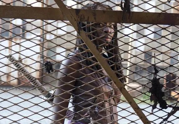 Danai Gurira auf einem Szenenfoto aus der Episode %26bdquo;Say the Word%26ldquo; der US-Serie %26bdquo;The Walking Dead%26ldquo; &copy; AMC